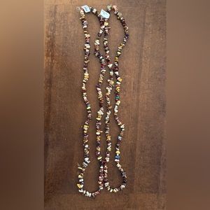 Mookaite Chip Necklace 30in